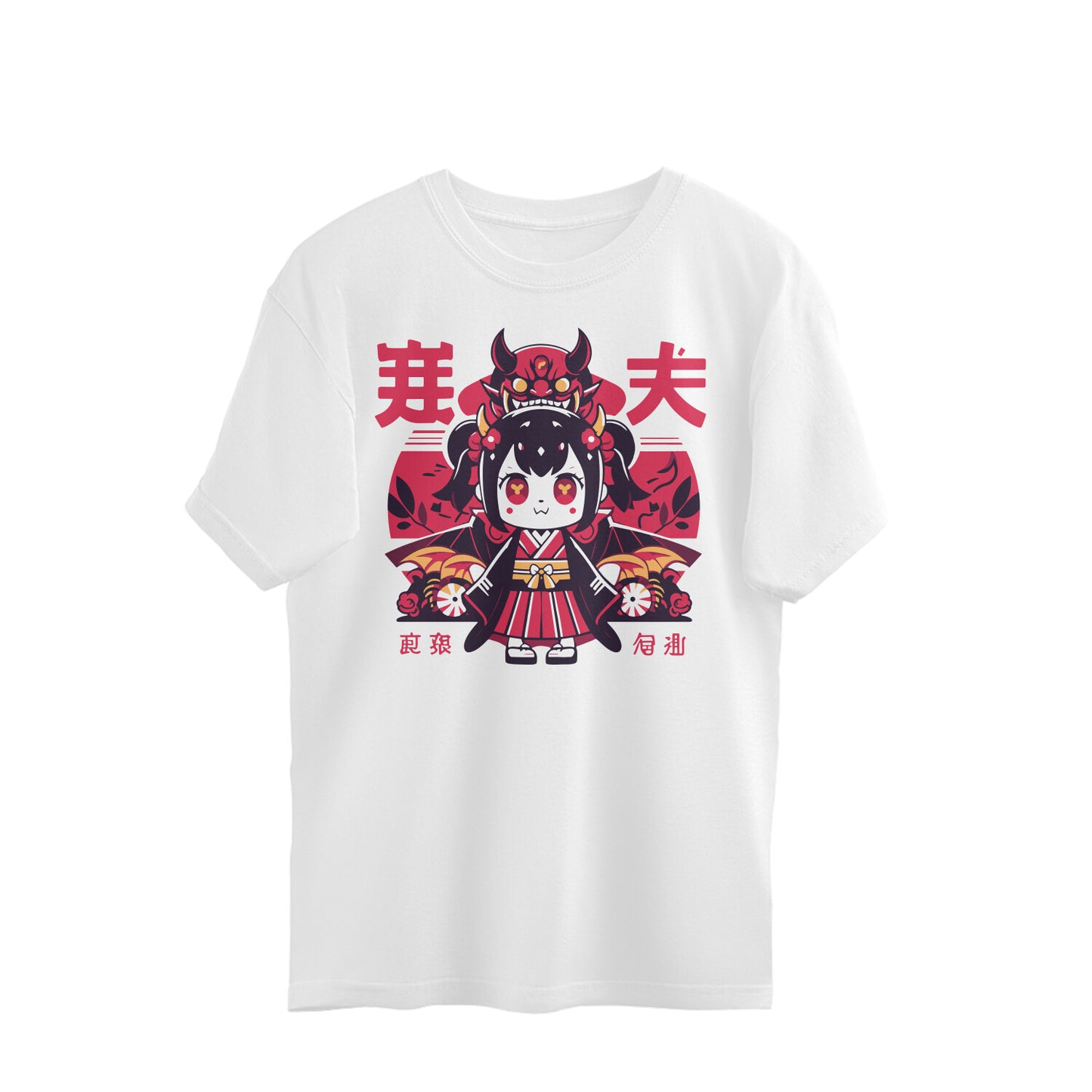 "Oni Chibi" Men's Oversized Tee