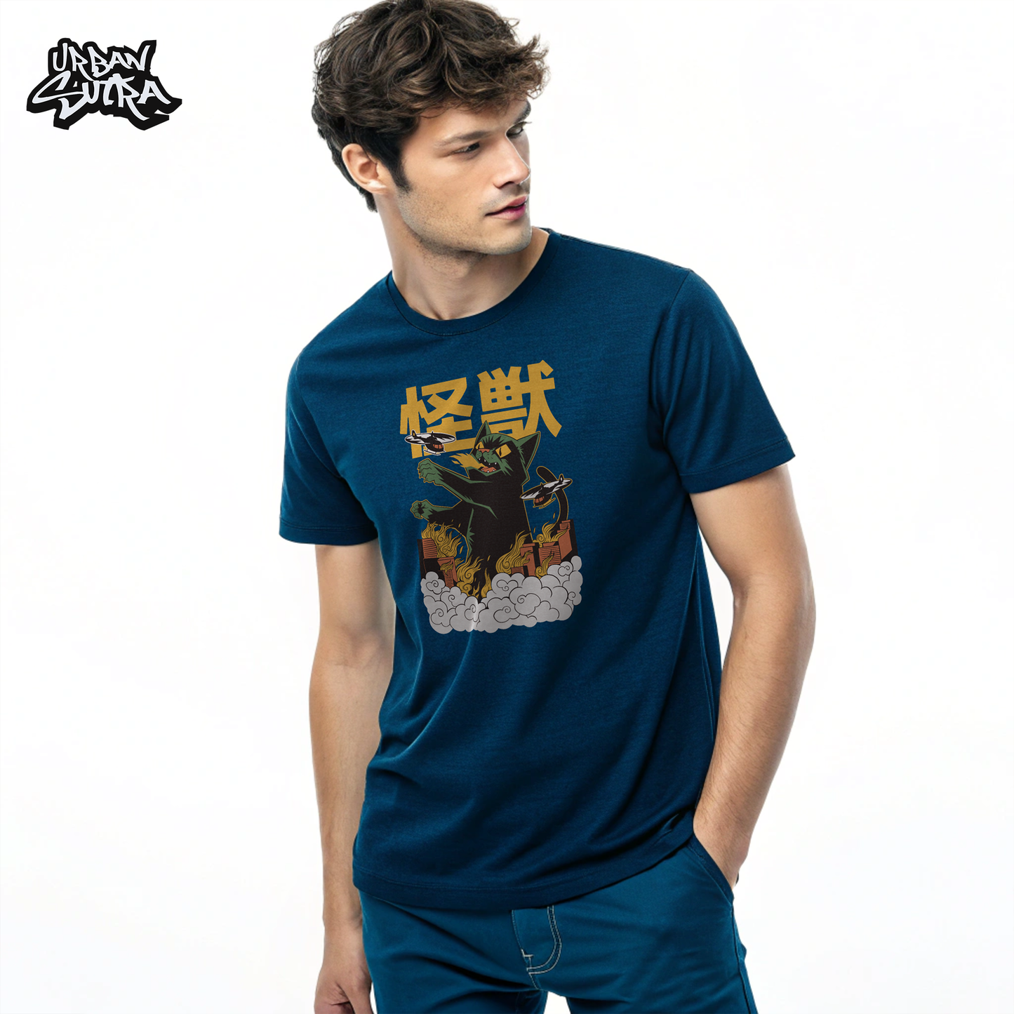 "Catzilla" Men's Regular Fit Tee
