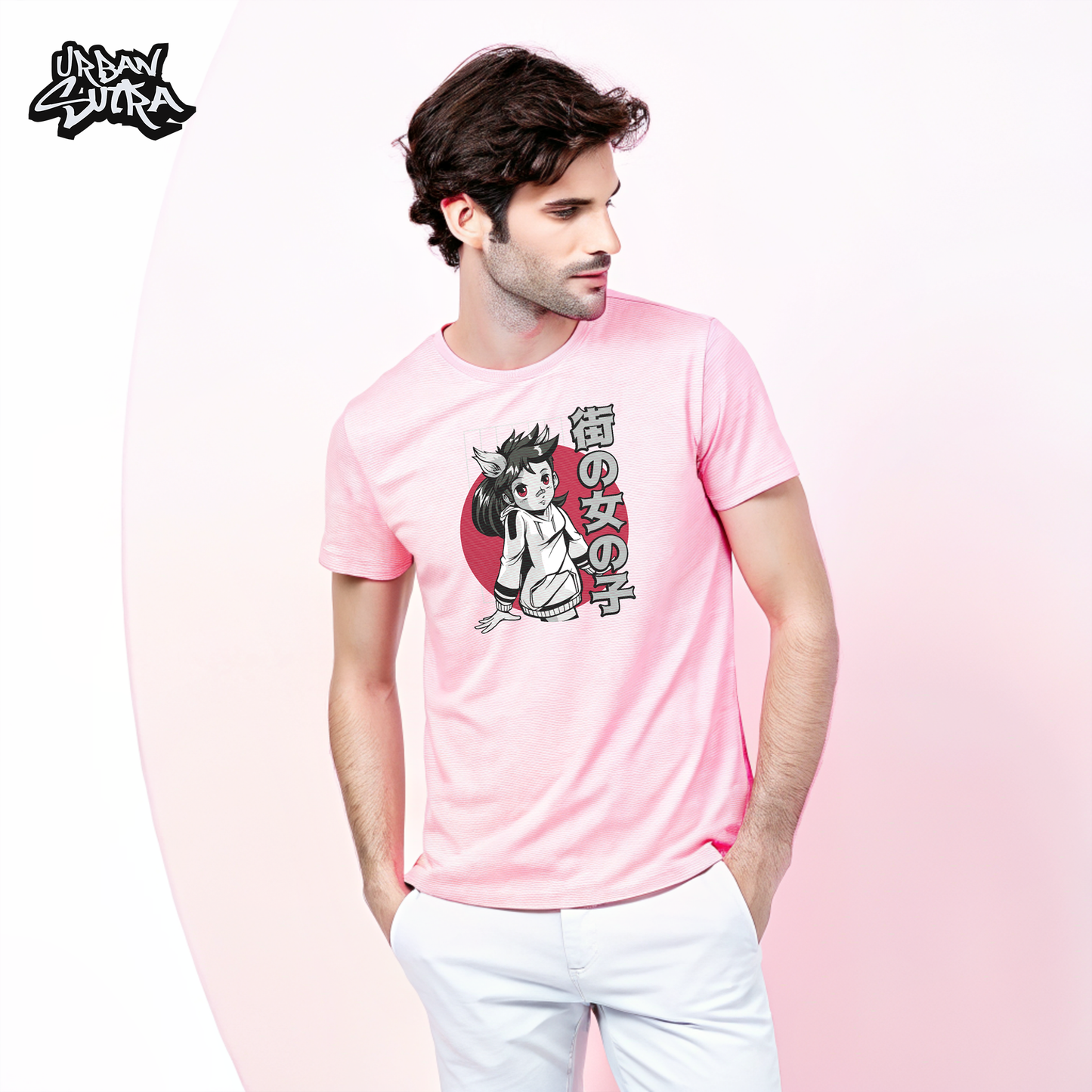 "Catgirl Madness" Men's Regular Fit Tee