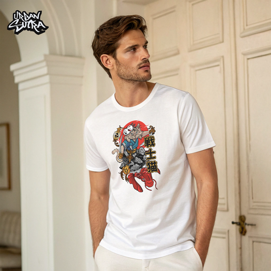 "Cat Fish Mural" Men's Regular Fit Tee