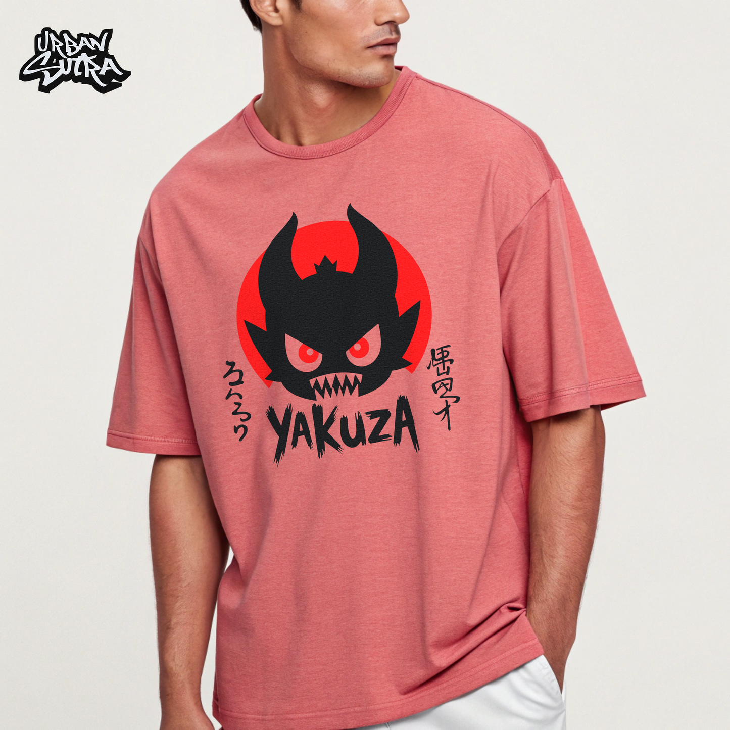 "Yakuza Monster" Men's Oversized Tee
