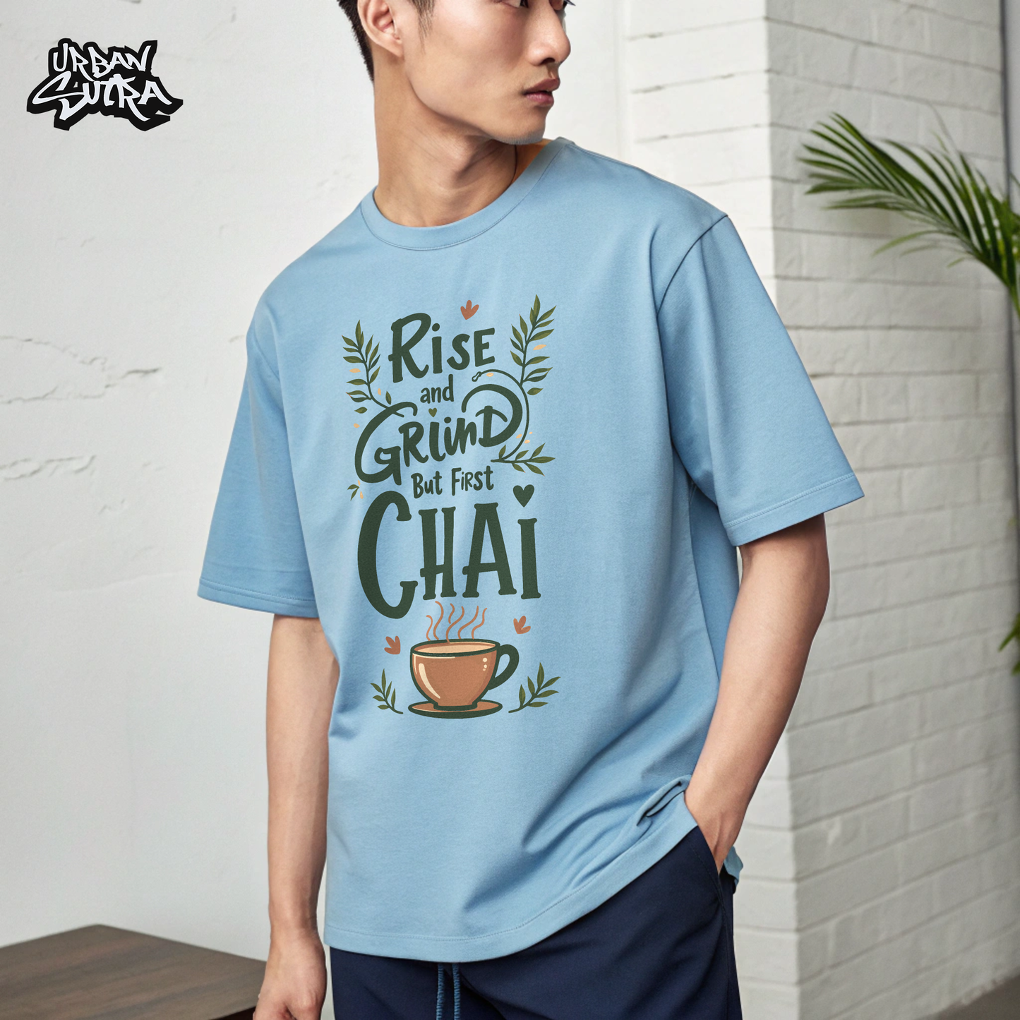 "Chai Love" Men's Oversized Tee