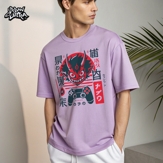 "Gaming Demon" Men's Oversized Tee