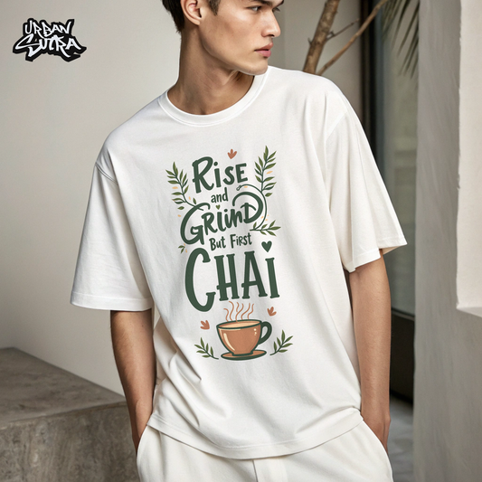 "Chai Love" Men's Oversized Tee
