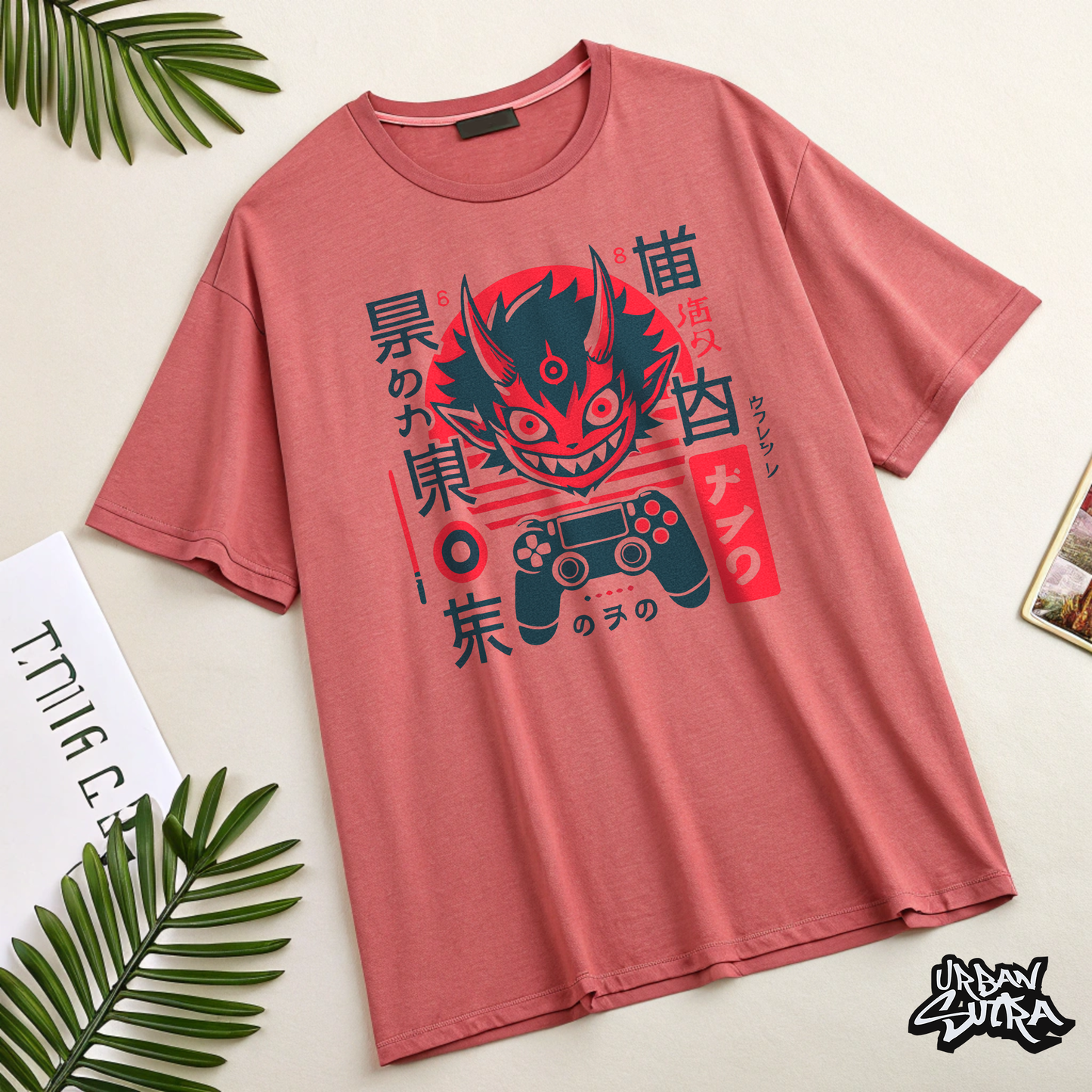 "Gaming Demon" Men's Oversized Tee