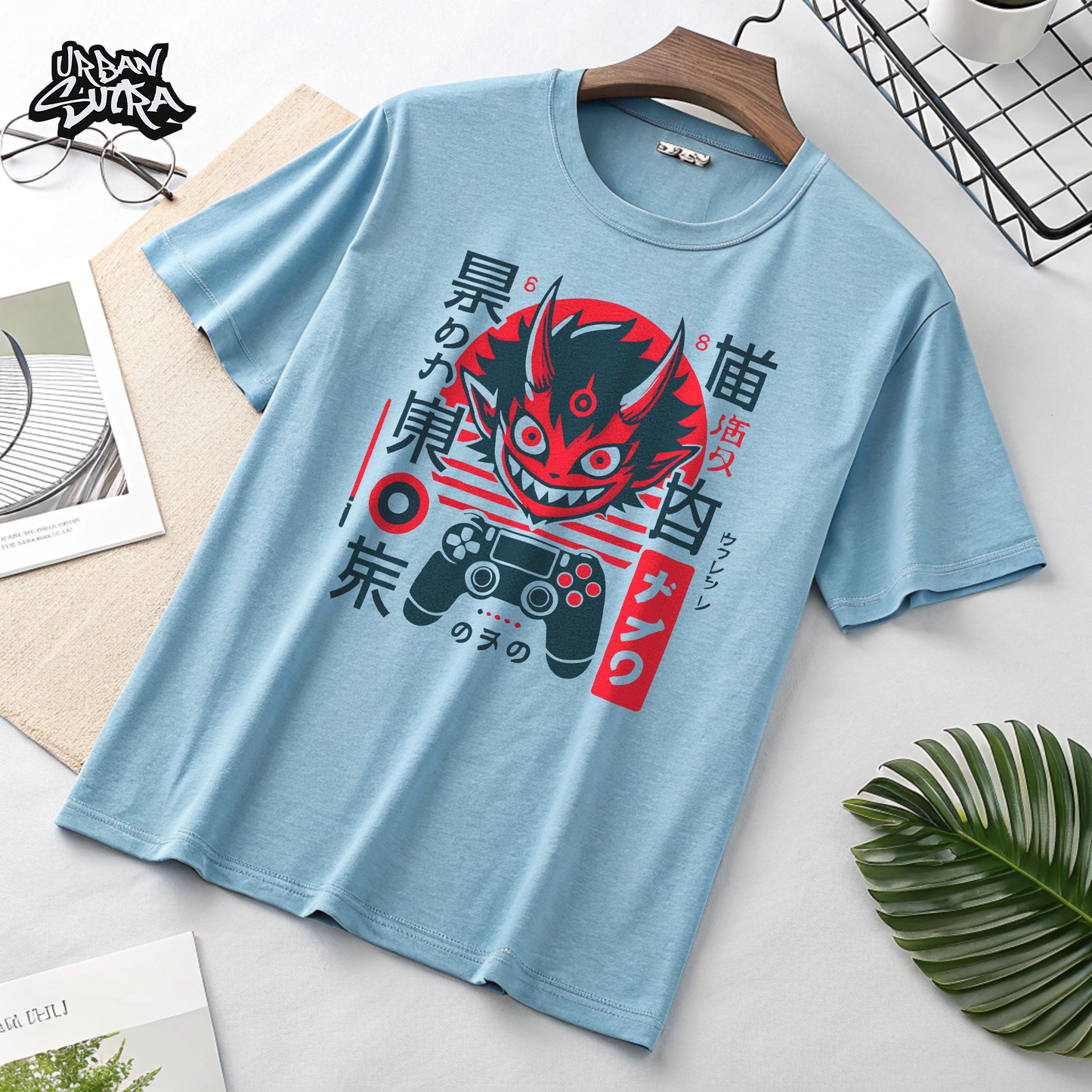"Gaming Demon" Men's Oversized Tee