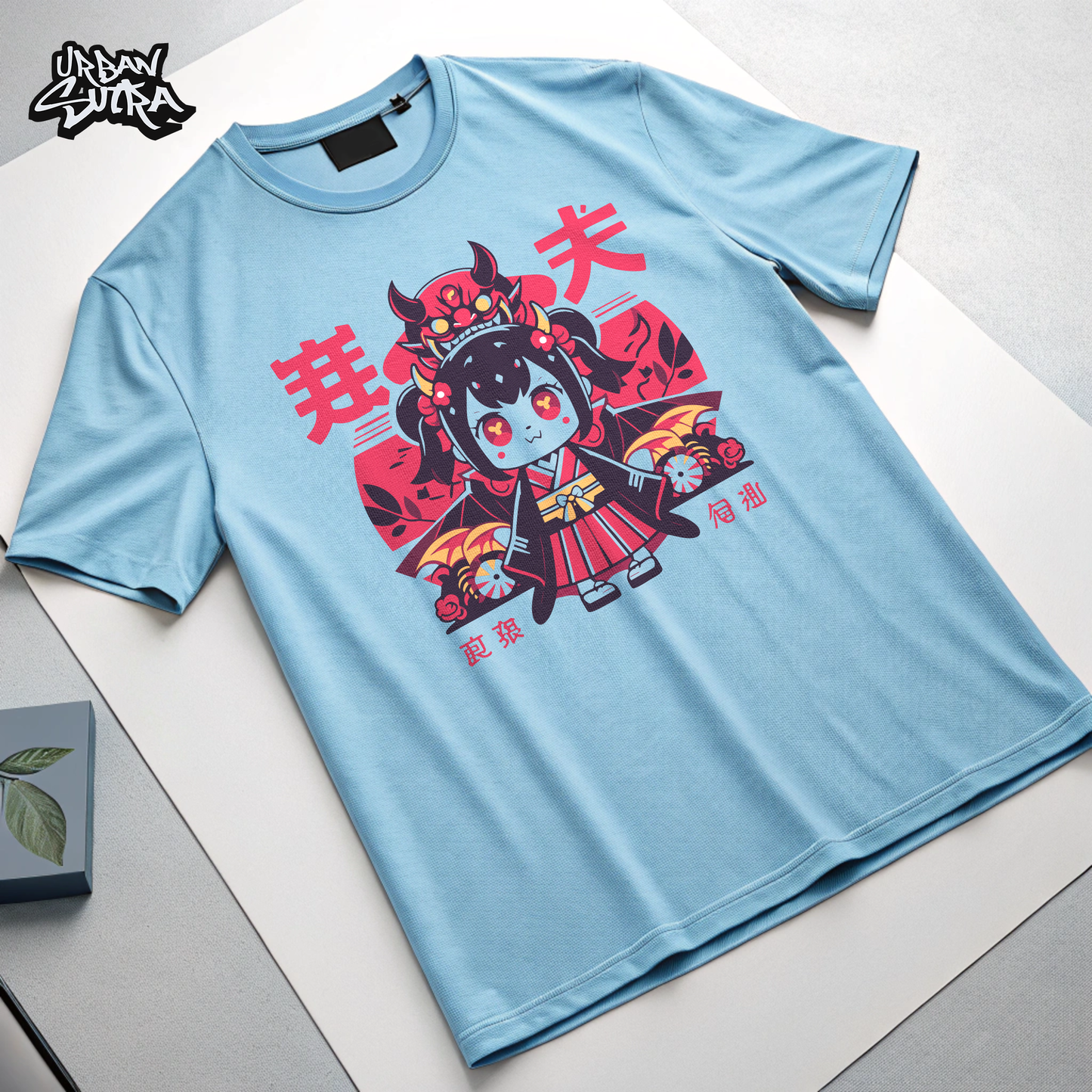 "Oni Chibi" Men's Oversized Tee