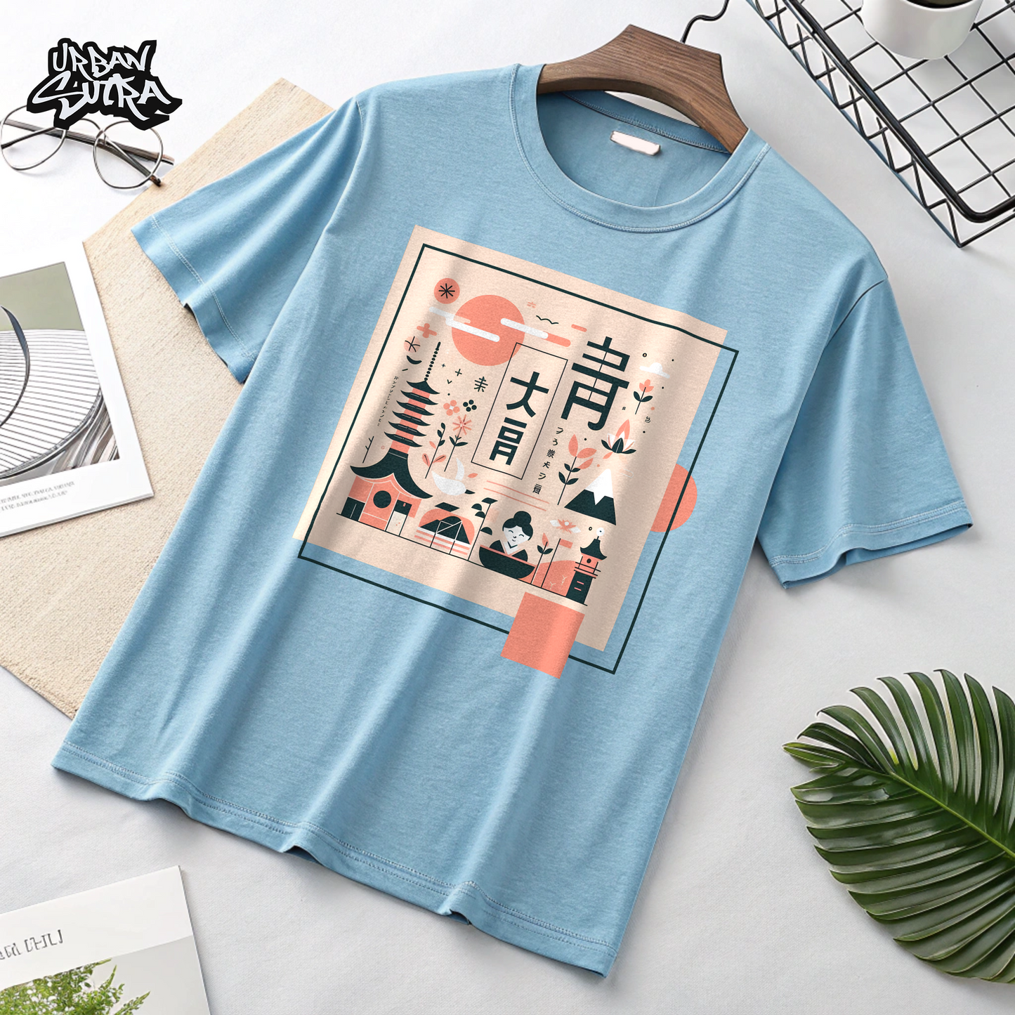 "Japanese Minimalist" Men's Oversized Tee