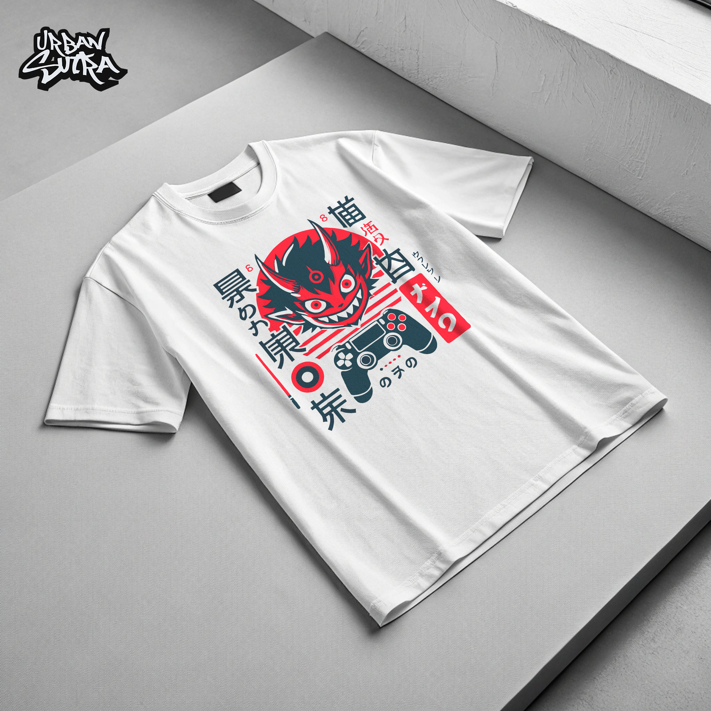 "Gaming Demon" Men's Oversized Tee