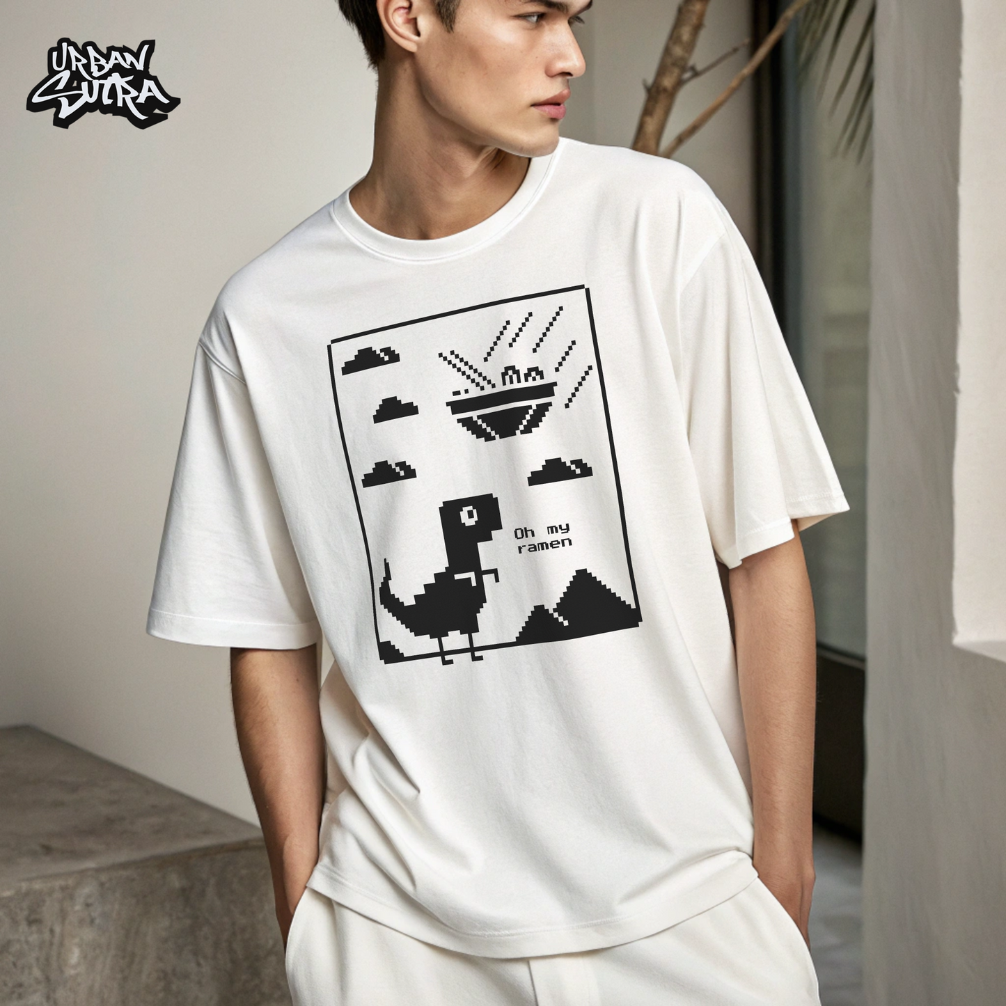 "Oh My Ramen!" Men's Oversized Tee