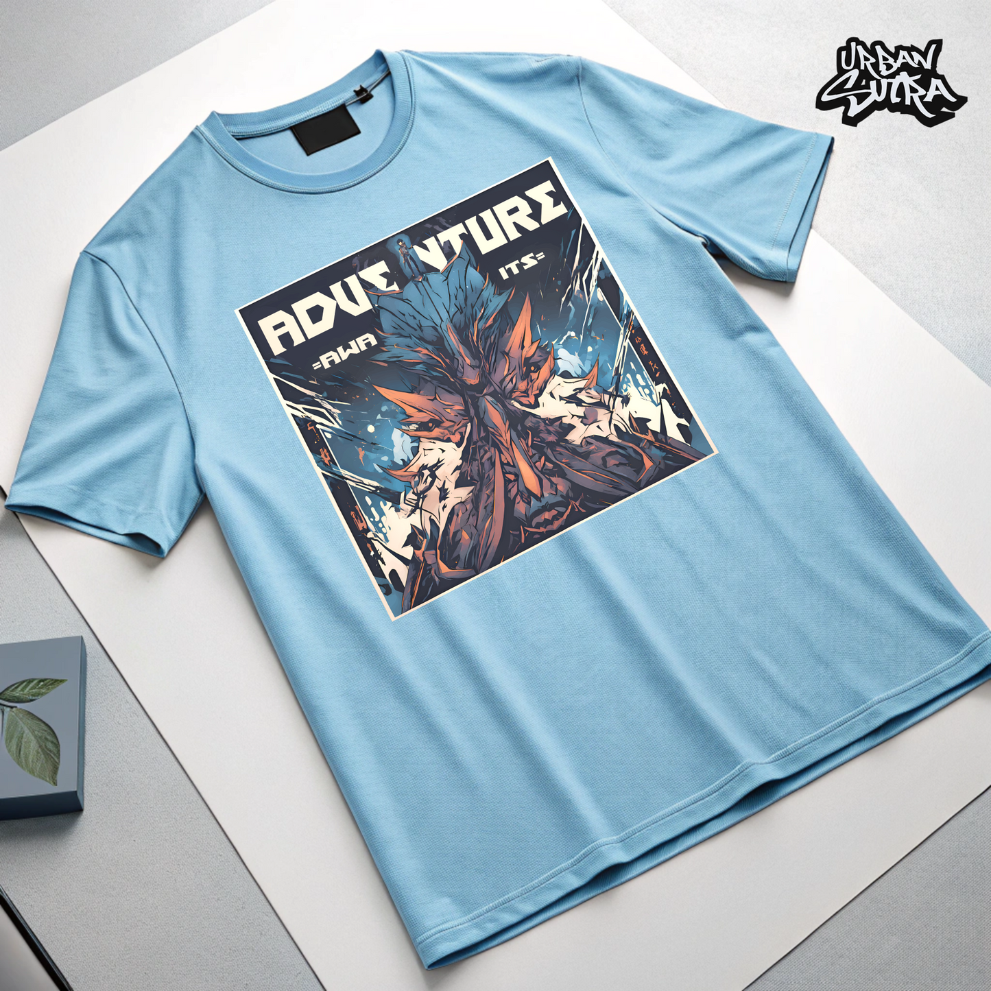"Adventure Awaits" Men's Oversized Tee