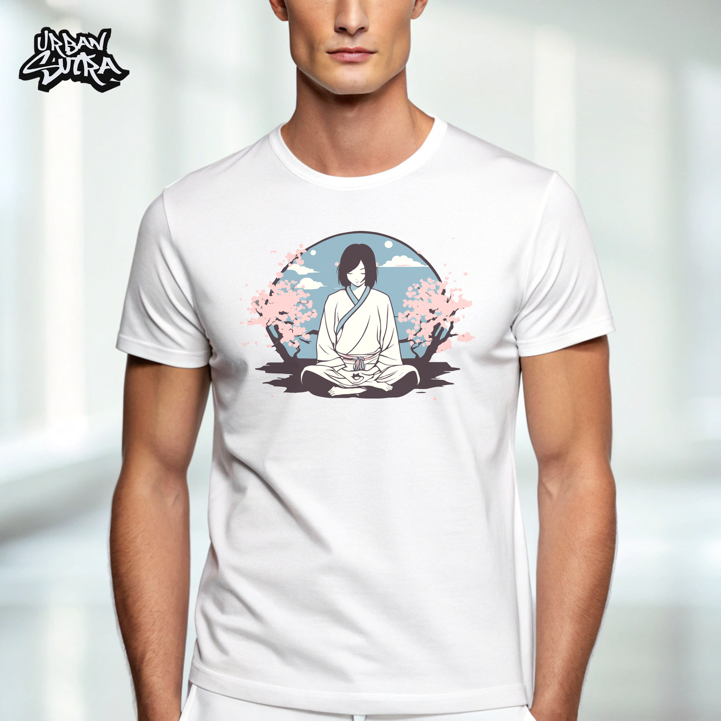 "Silent Meditation" Men's Regular Fit Tee