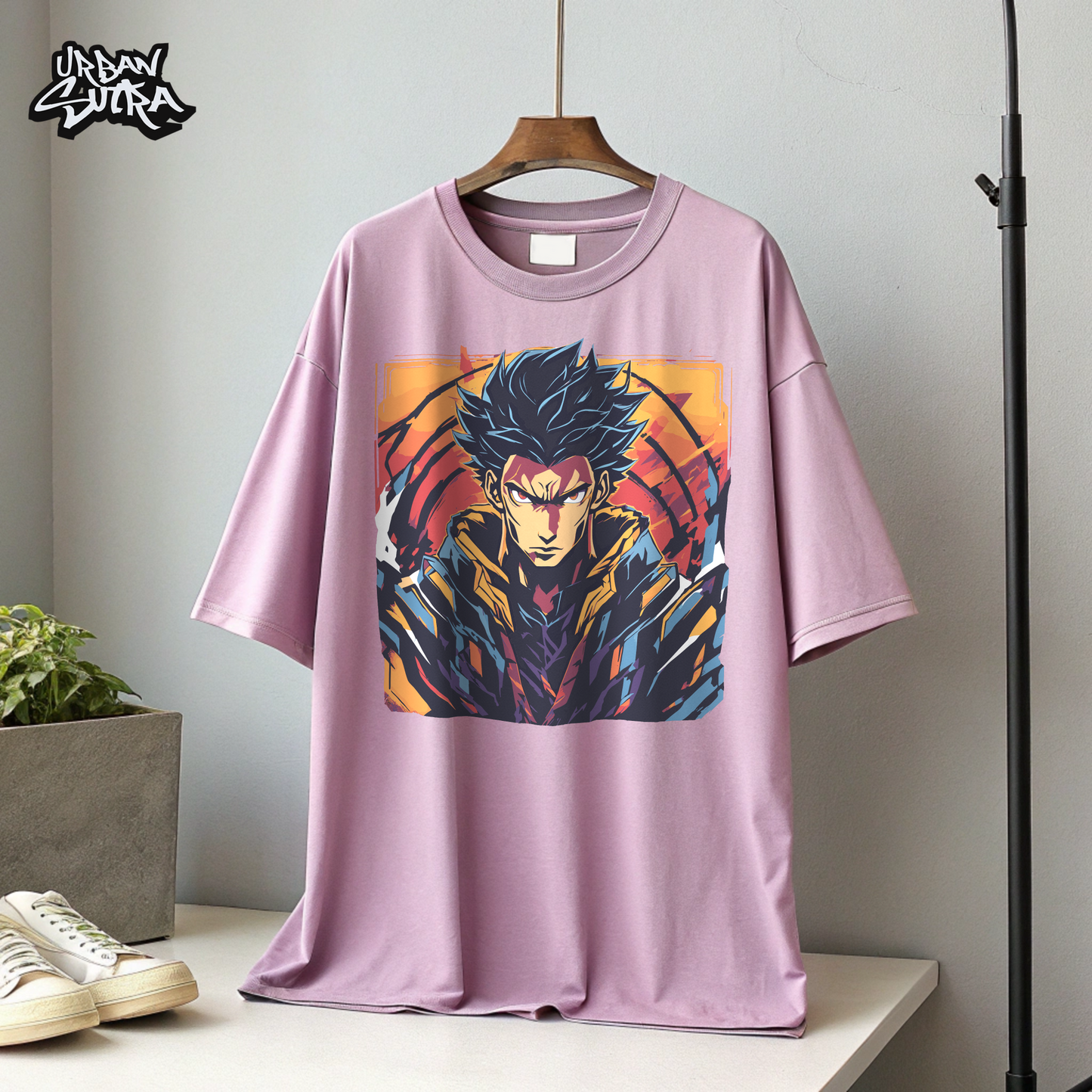 "Hero-Verse" Men's Oversized Tee