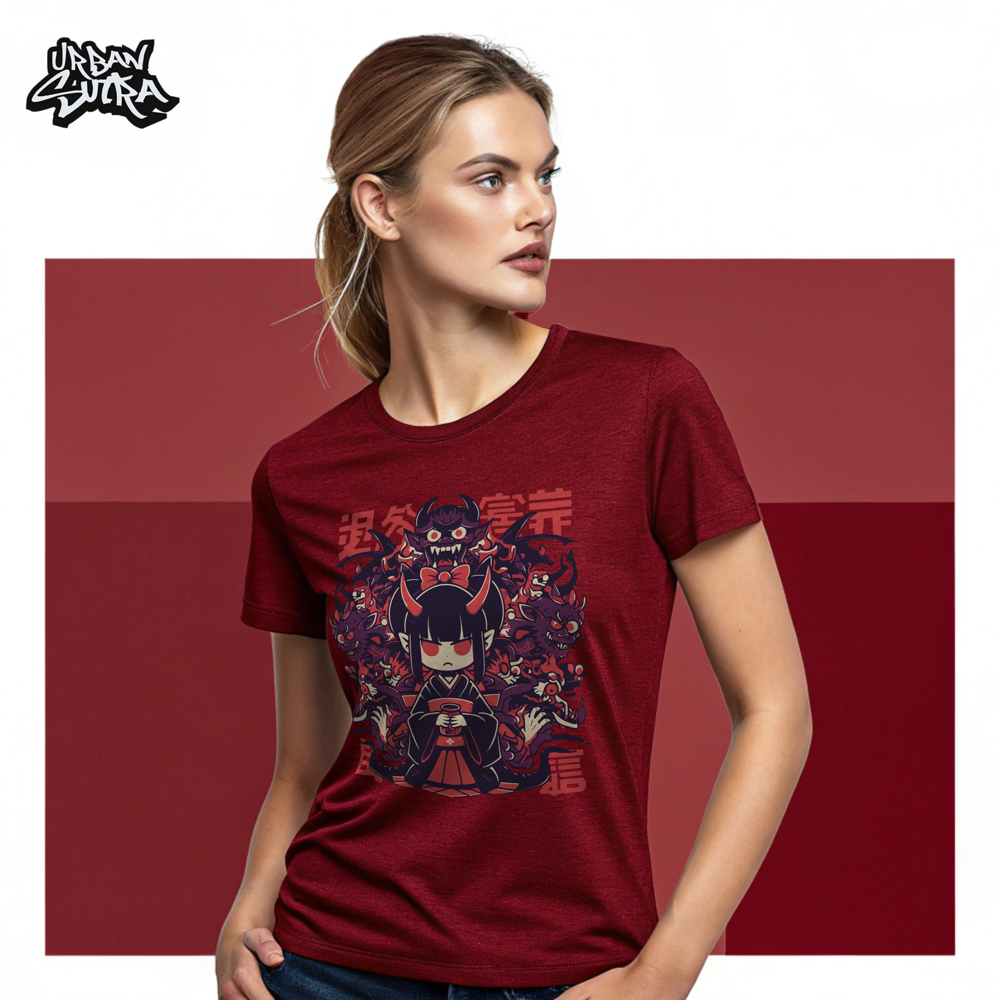 "Demon Oiran" Women's Regular Tee