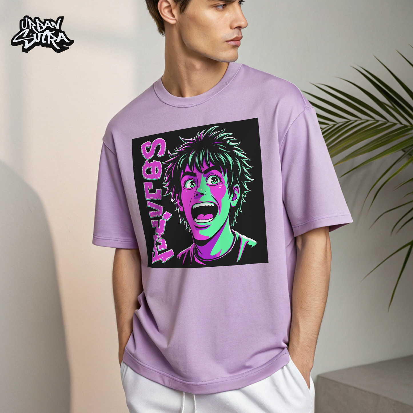 "Party Popper" Men's Oversized Tee