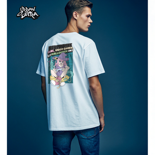 "Anime, Games & Halloween" Men's Oversized Tee
