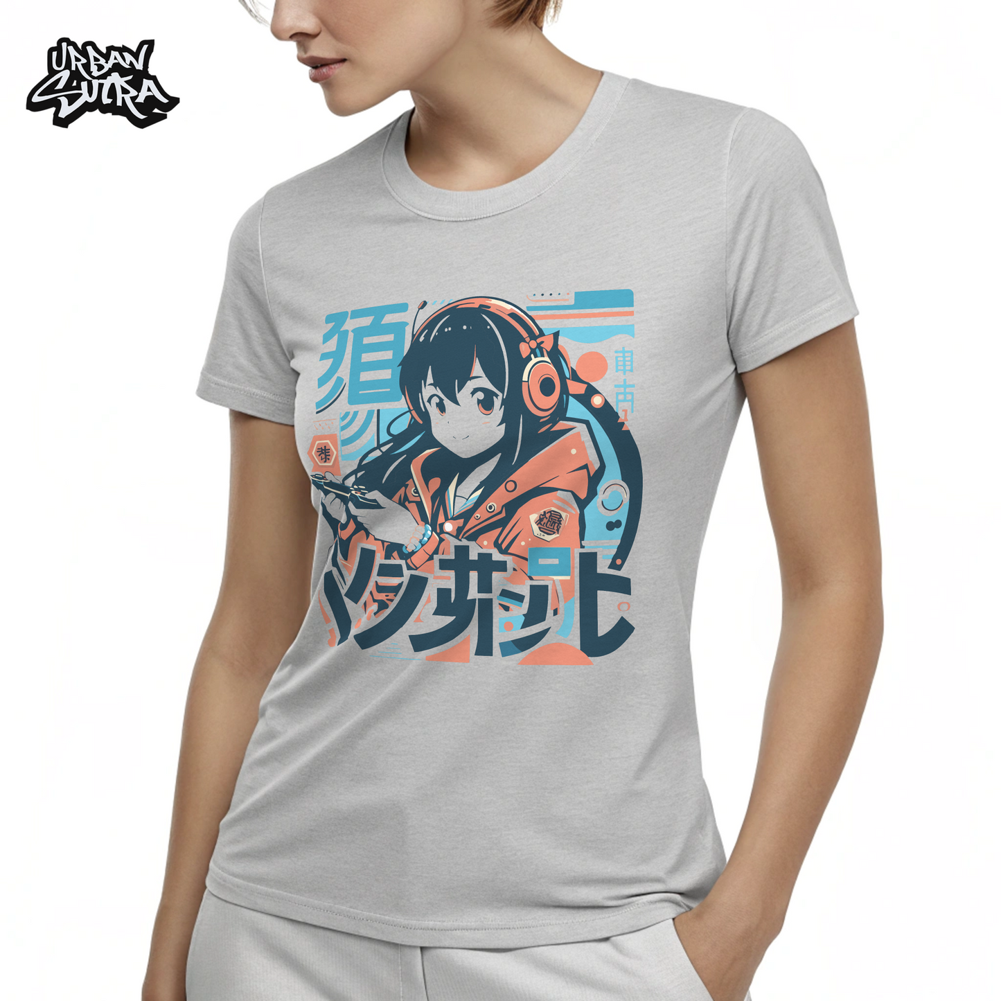 "Anime Gamer Girl" Women's Regular Tee