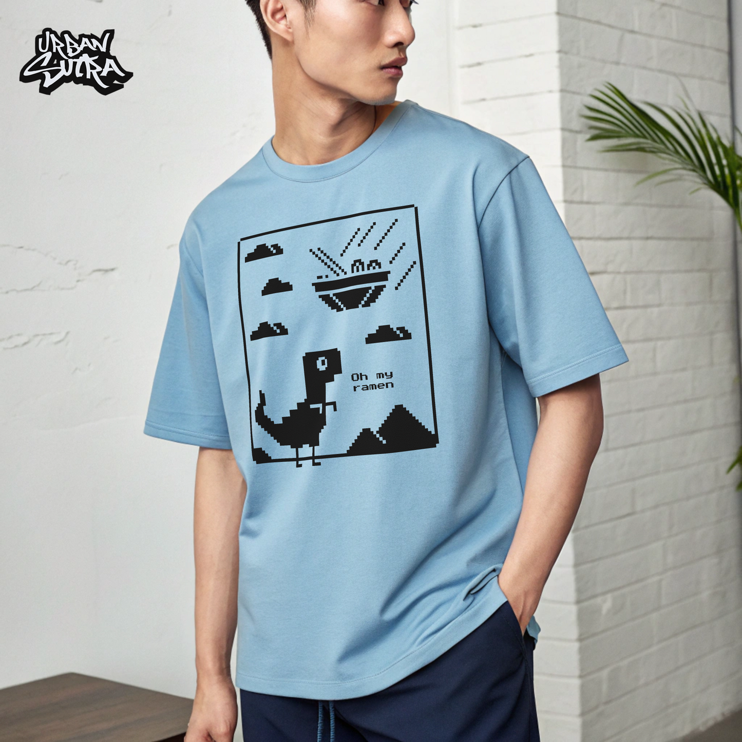 "Oh My Ramen!" Men's Oversized Tee
