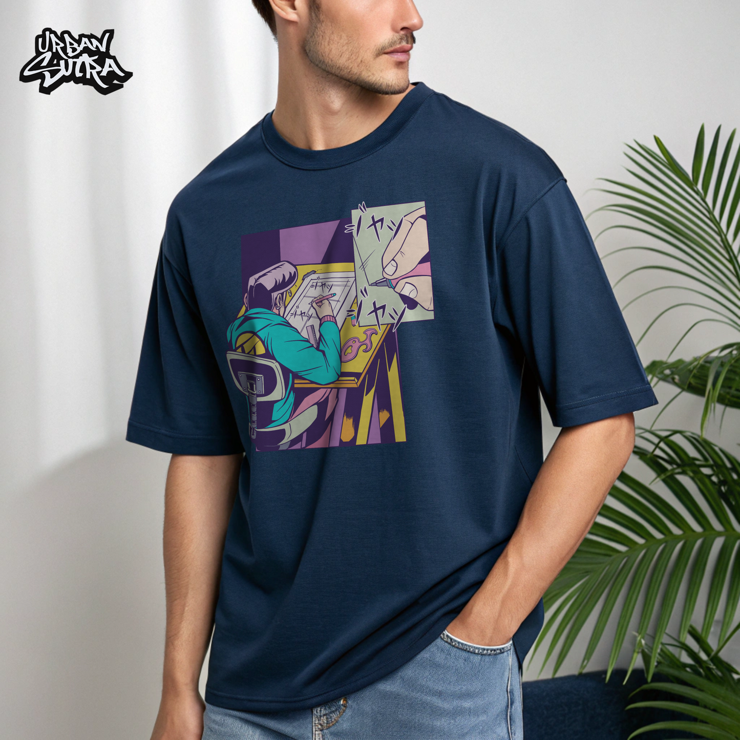 "Mangaka" Men's Oversized Tee
