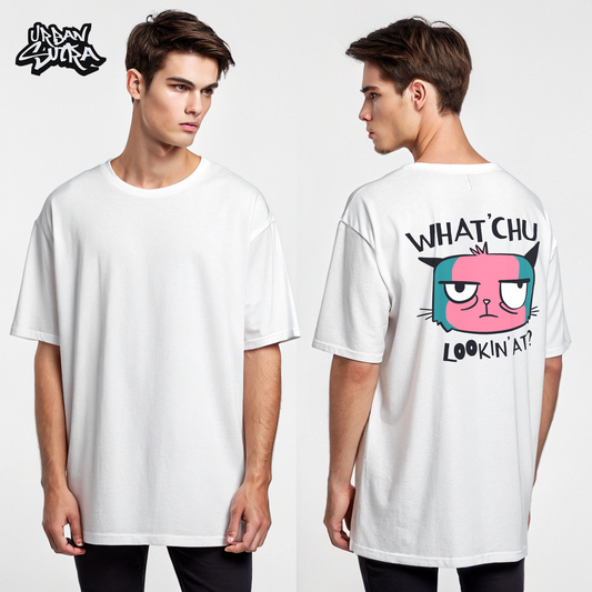"What'chu Lookin' At?" Men's Oversized Tee