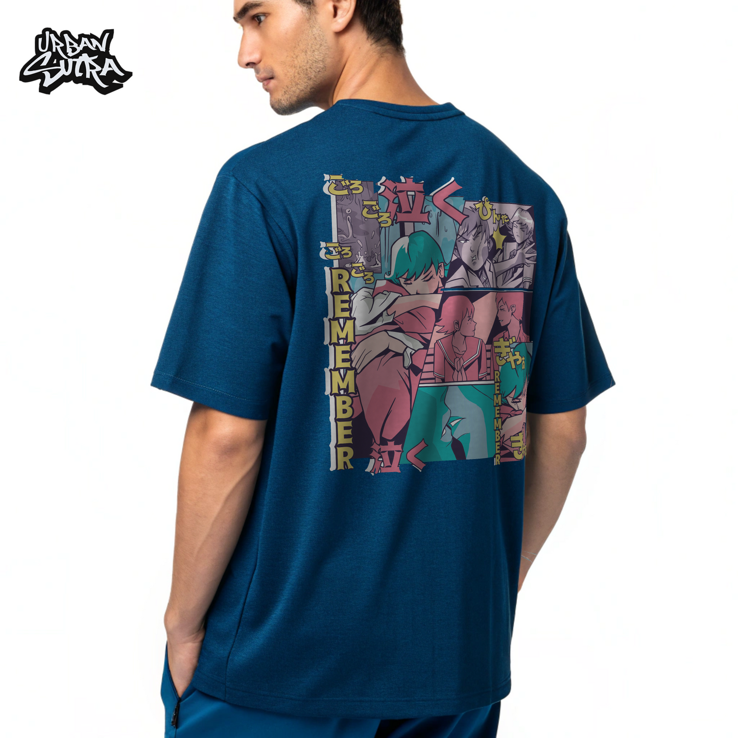 "Shoujo Manga" Men's Oversized Tee