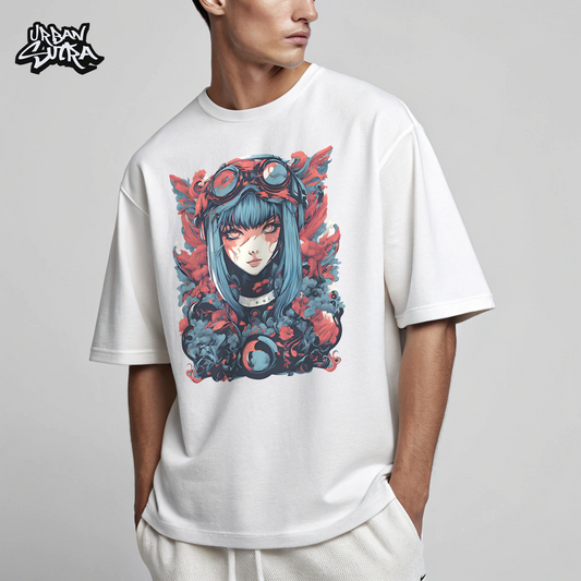 "Pilot of Wings" Men's Oversized Tee
