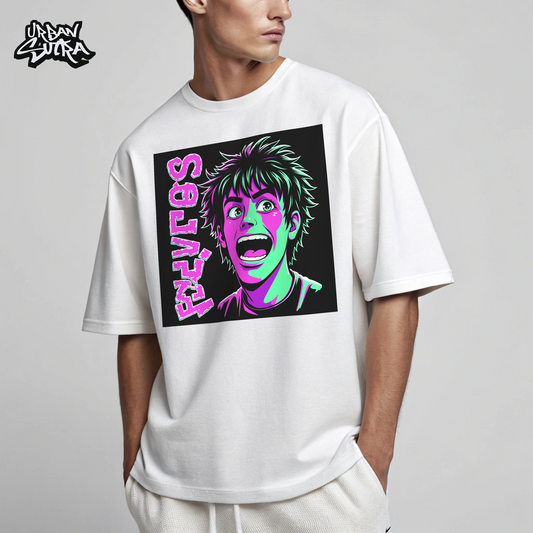 "Party Popper" Men's Oversized Tee