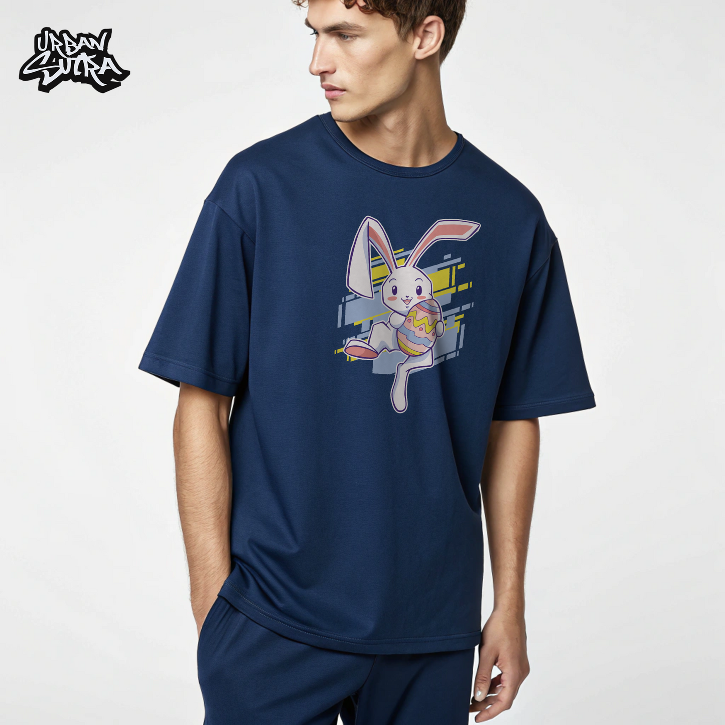 "Easter Bunny" Men's Oversized Tee