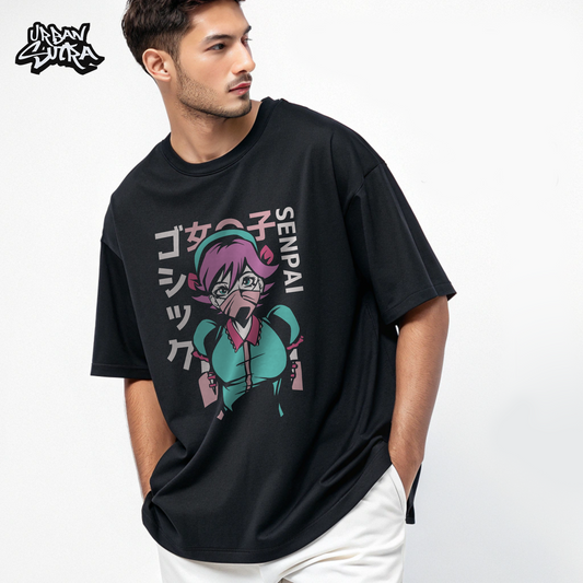 "Senpai Love" Men's Oversized Tee