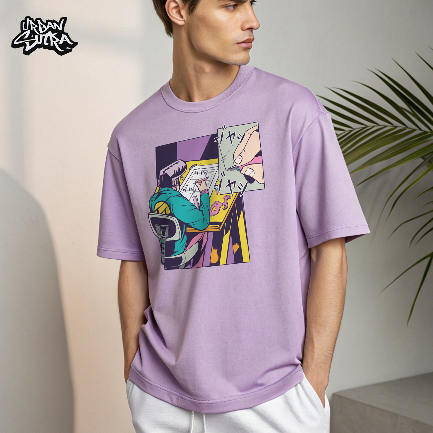 "Mangaka" Men's Oversized Tee