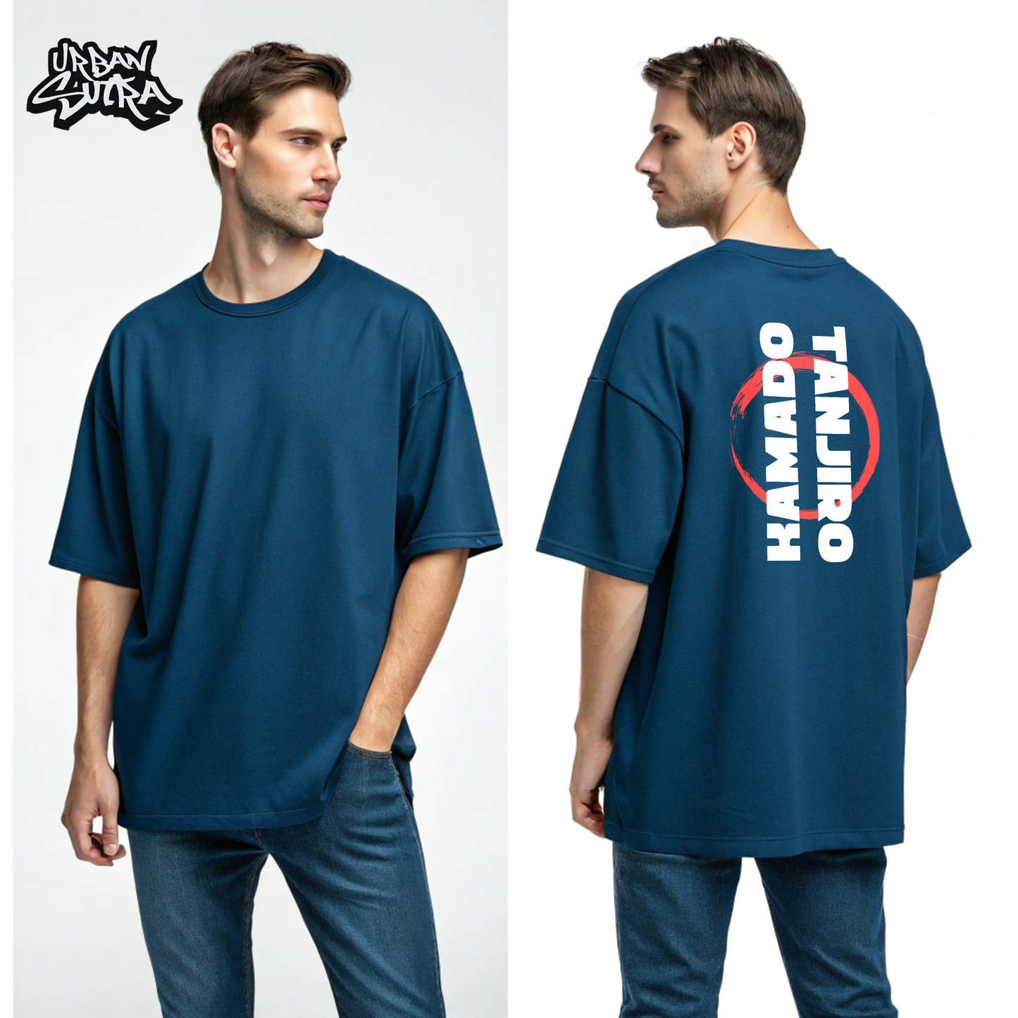 "Kamado Tanjiro" Men's Oversized Tee