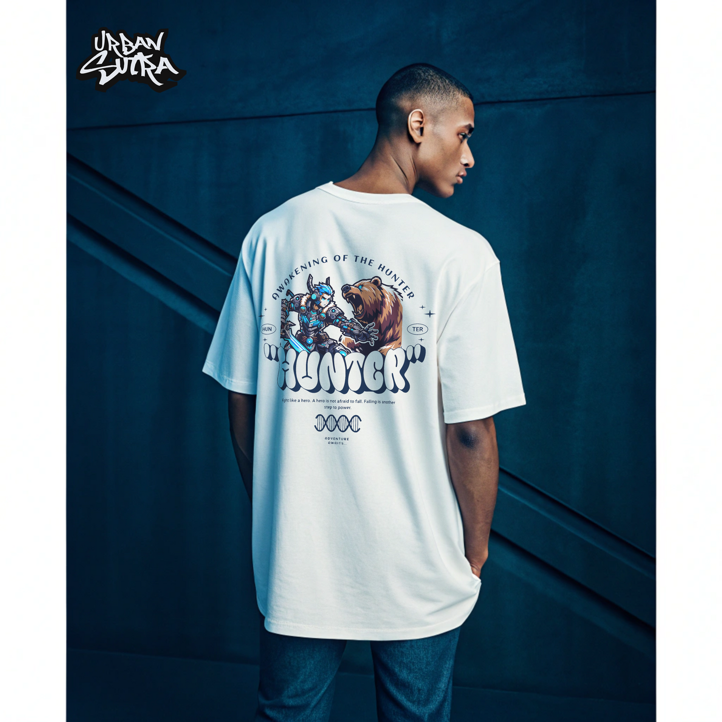 "Hunter Awakening" Men's Oversized Tee