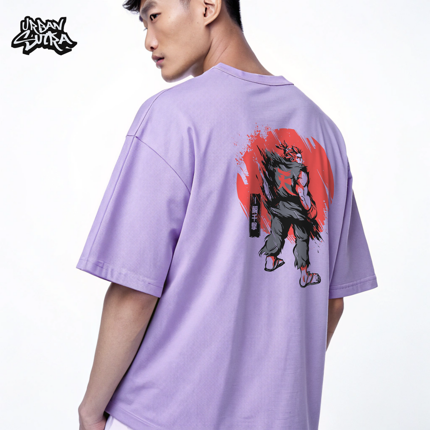 "Bloody Brawler" Men's Oversized Tee