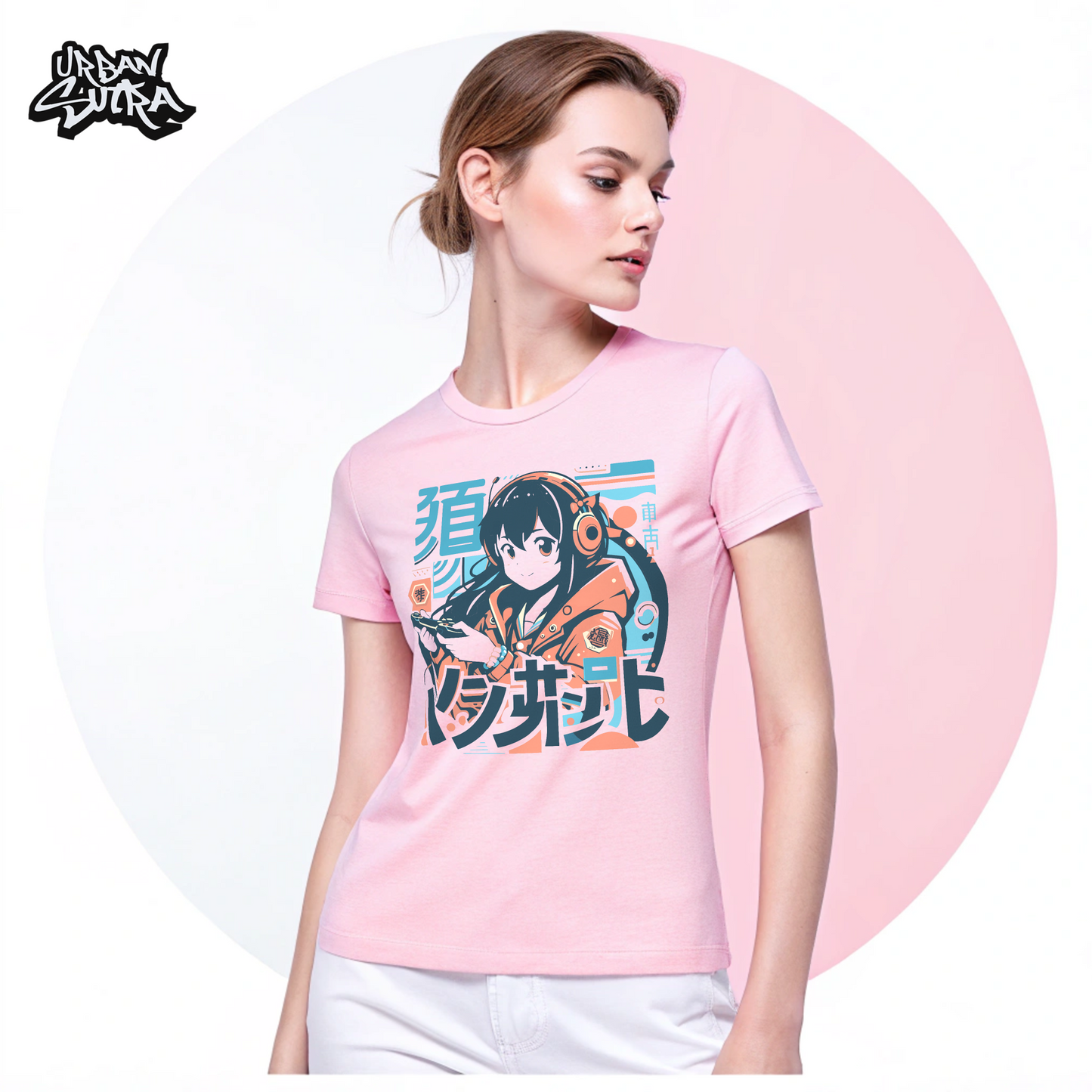 "Anime Gamer Girl" Women's Regular Tee