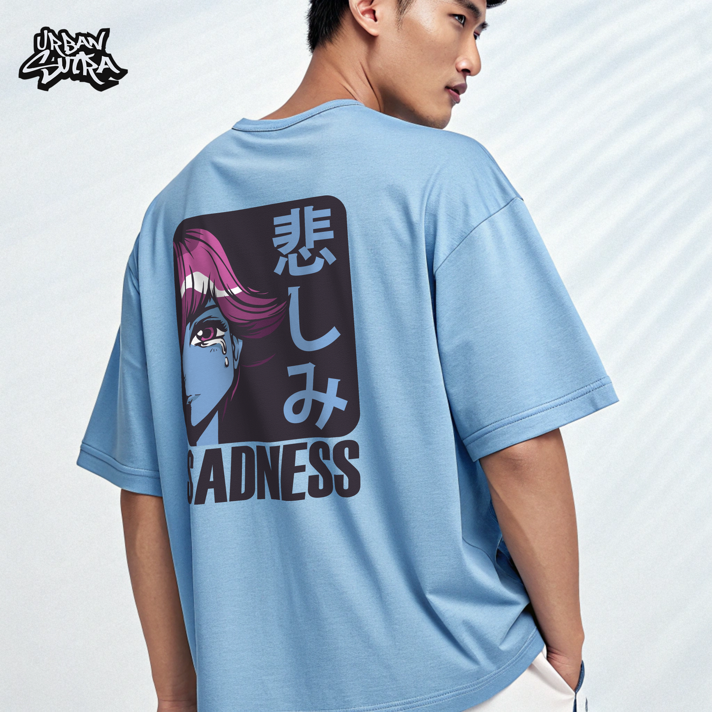 "Sadness" Men's Oversized Tee