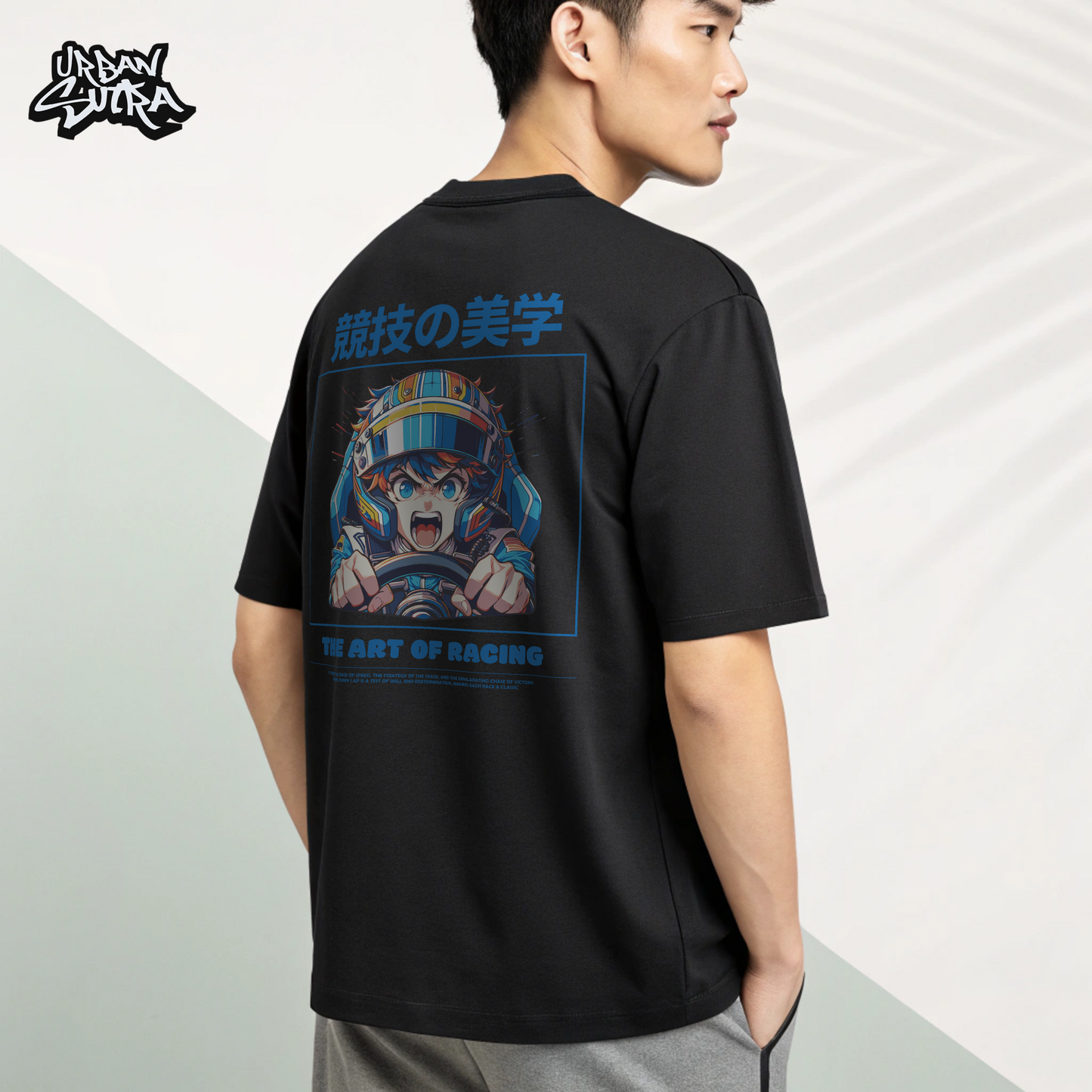 "Art of Racing" Men's Oversized Tee