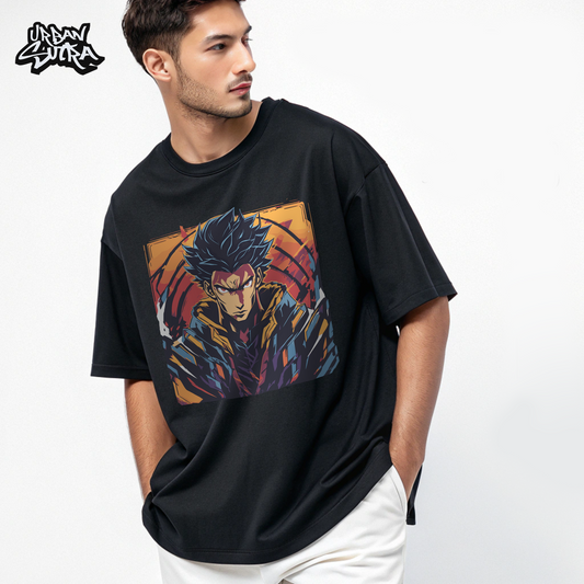 "Hero-Verse" Men's Oversized Tee