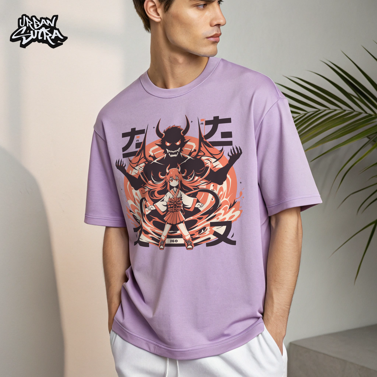 "Shojo Exorcist" Men's Oversized Tee
