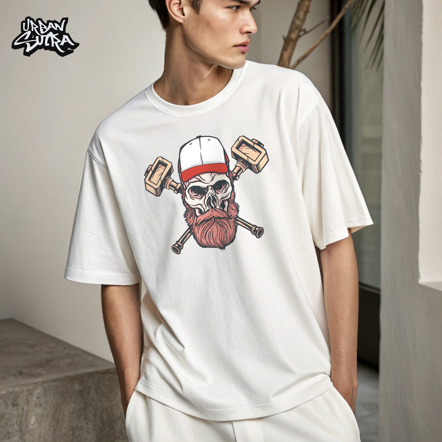 "Hammer Head" Men's Oversized Tee