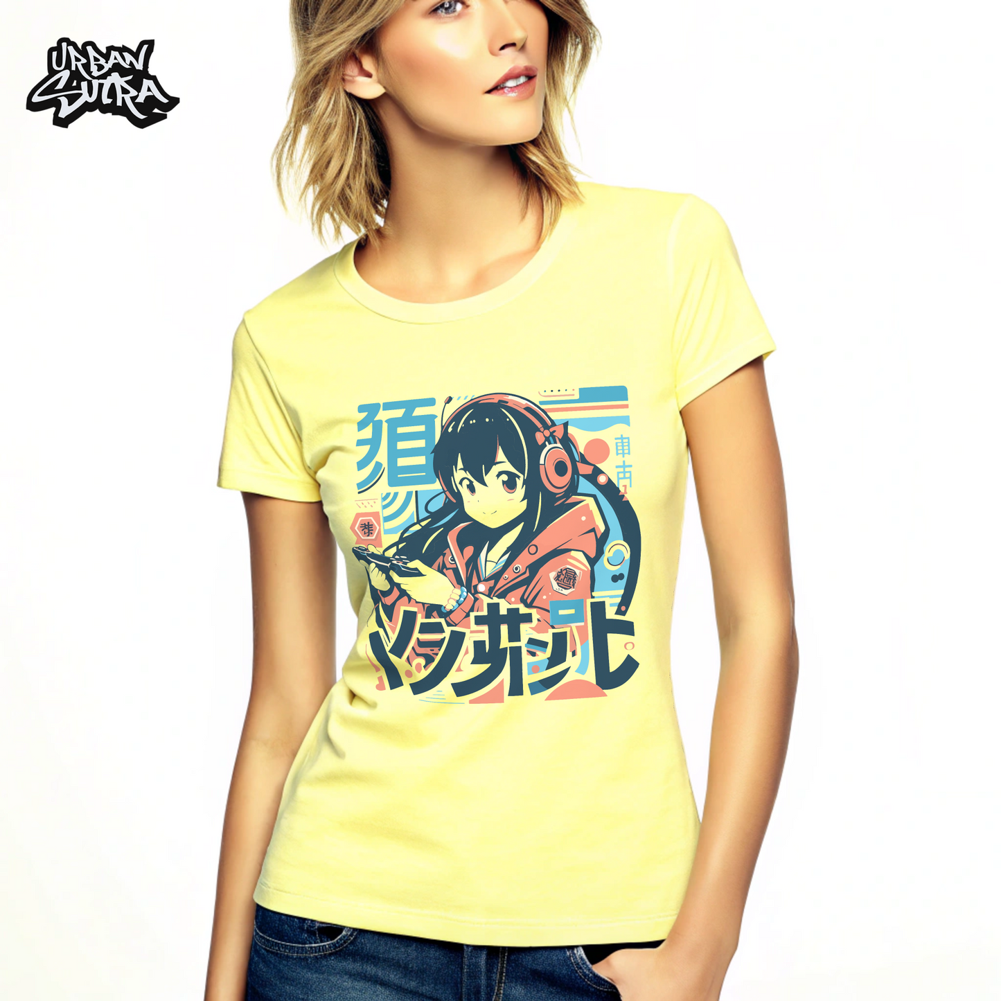 "Anime Gamer Girl" Women's Regular Tee