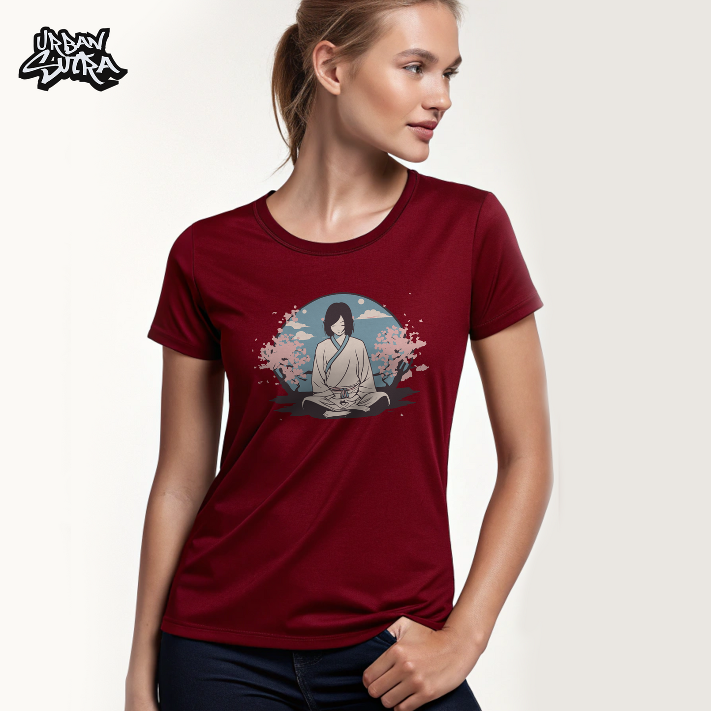 "Silent Meditation" Women's regular Tee