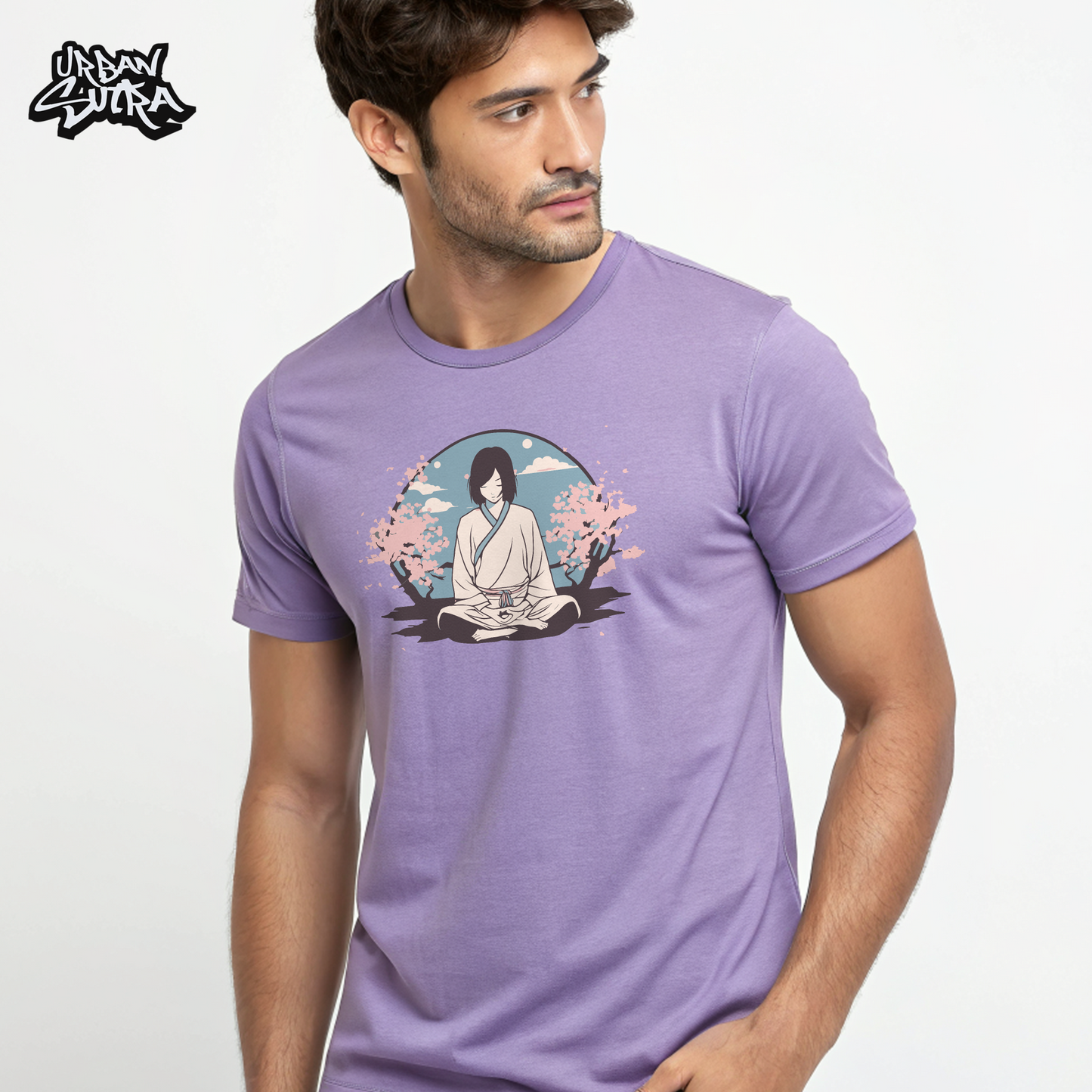 "Silent Meditation" Men's Regular Fit Tee