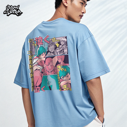 "Shoujo Manga" Men's Oversized Tee