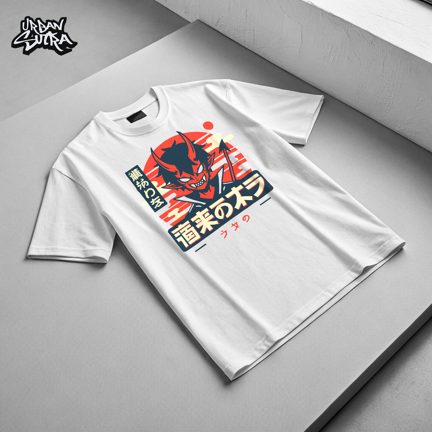 "Demon Dawn" Men's Oversized Tee