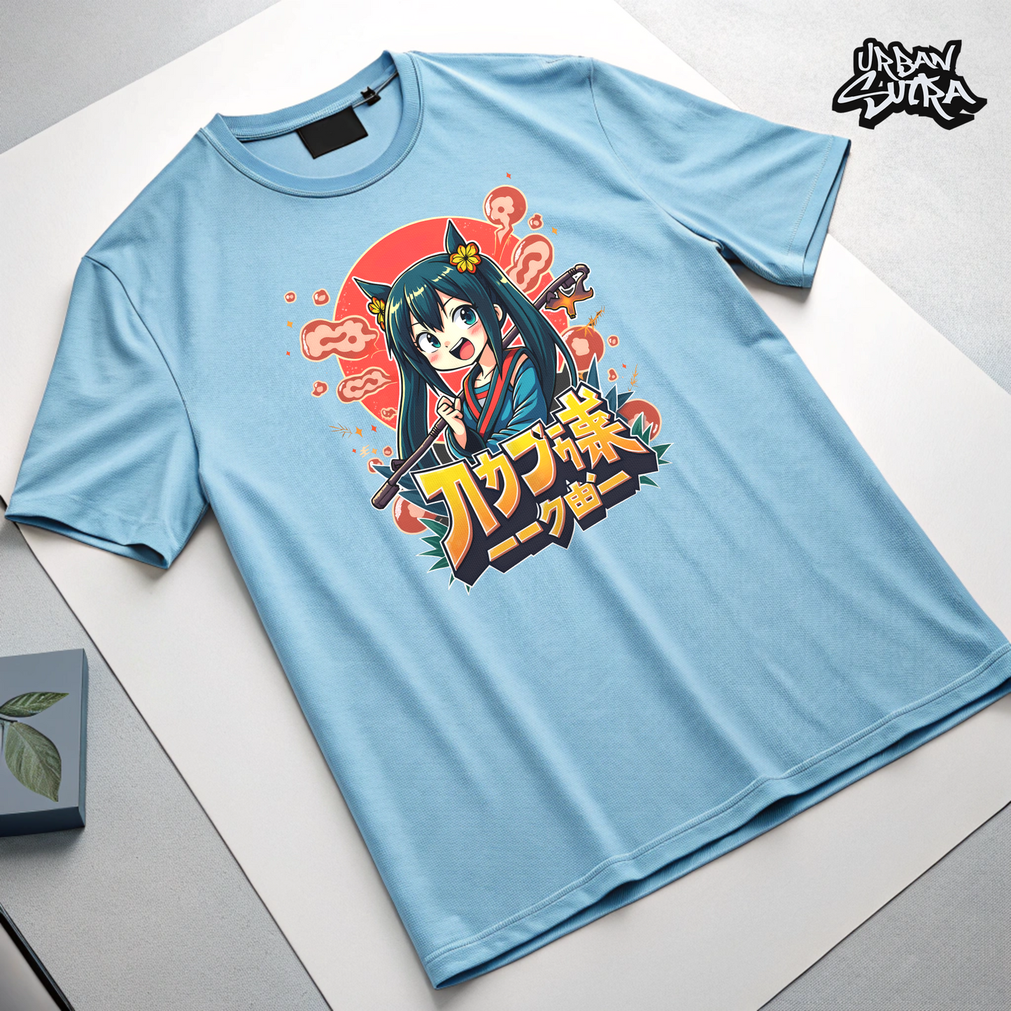 "Neko Gal" Men's Oversized Tee