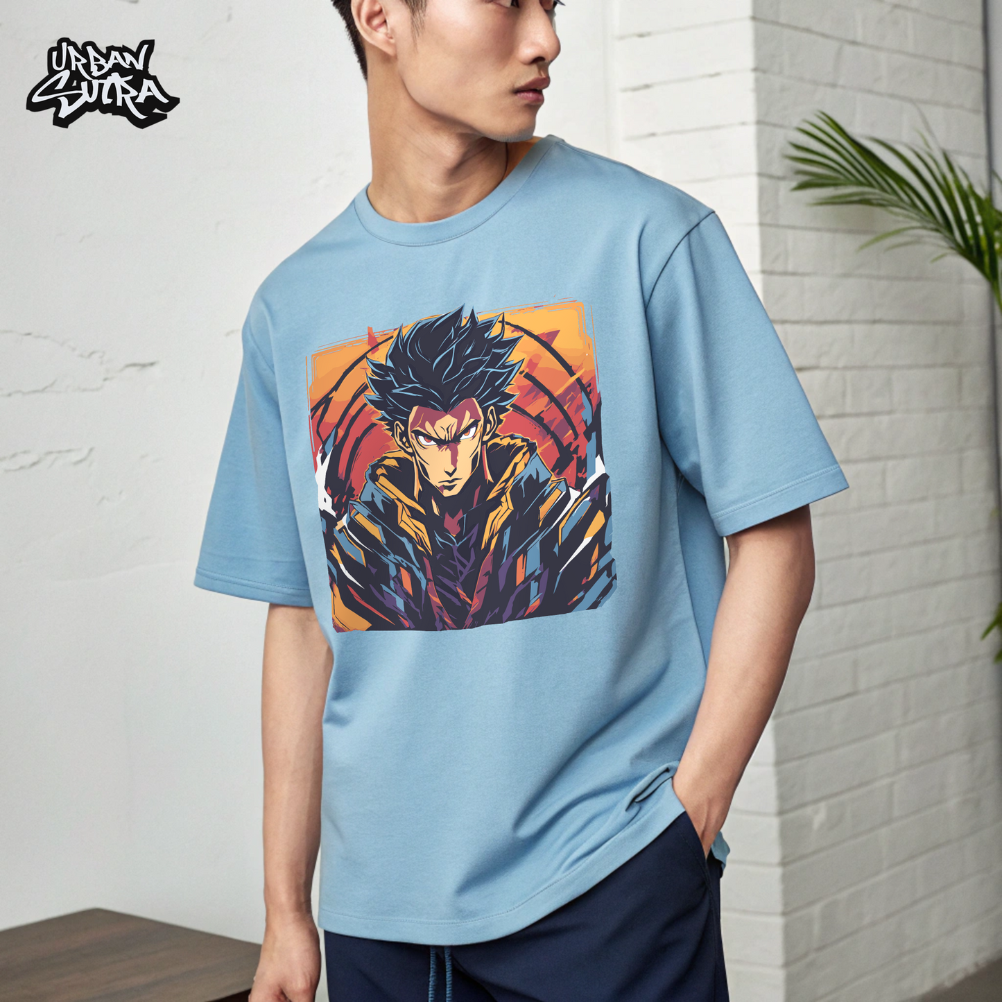 "Hero-Verse" Men's Oversized Tee