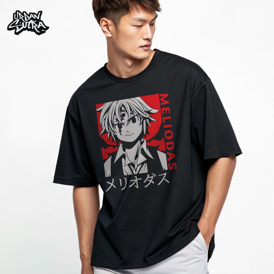 "Hero Meliodas" Men's Oversized Tee