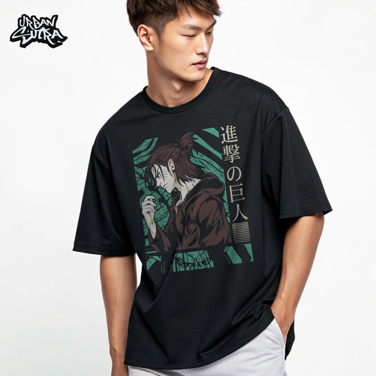 "Eren Antihero Arc" Men's Oversized Tee