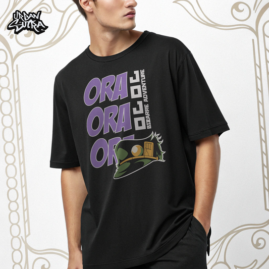 "Jotaro Ora" Men's Oversized Tee