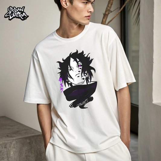 "Sasuke Cursed" Men's Oversized Tee